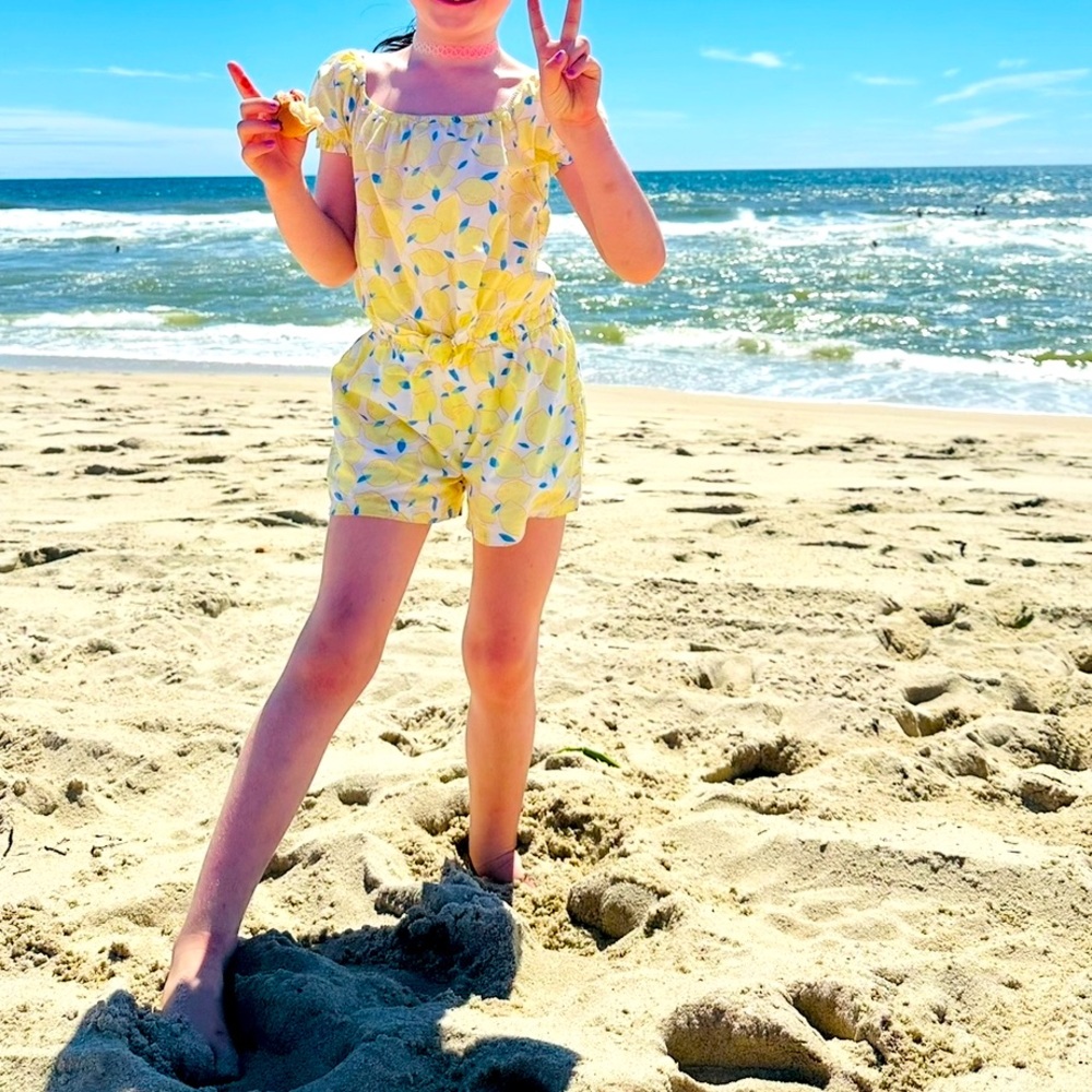 GAP Lemon Romper 🍋 6/7